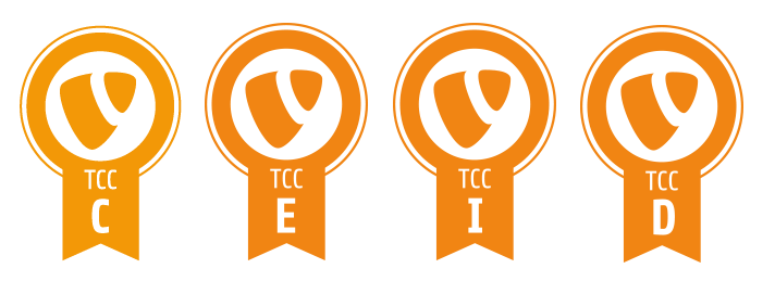 TYPO3 Certification Badges Collage