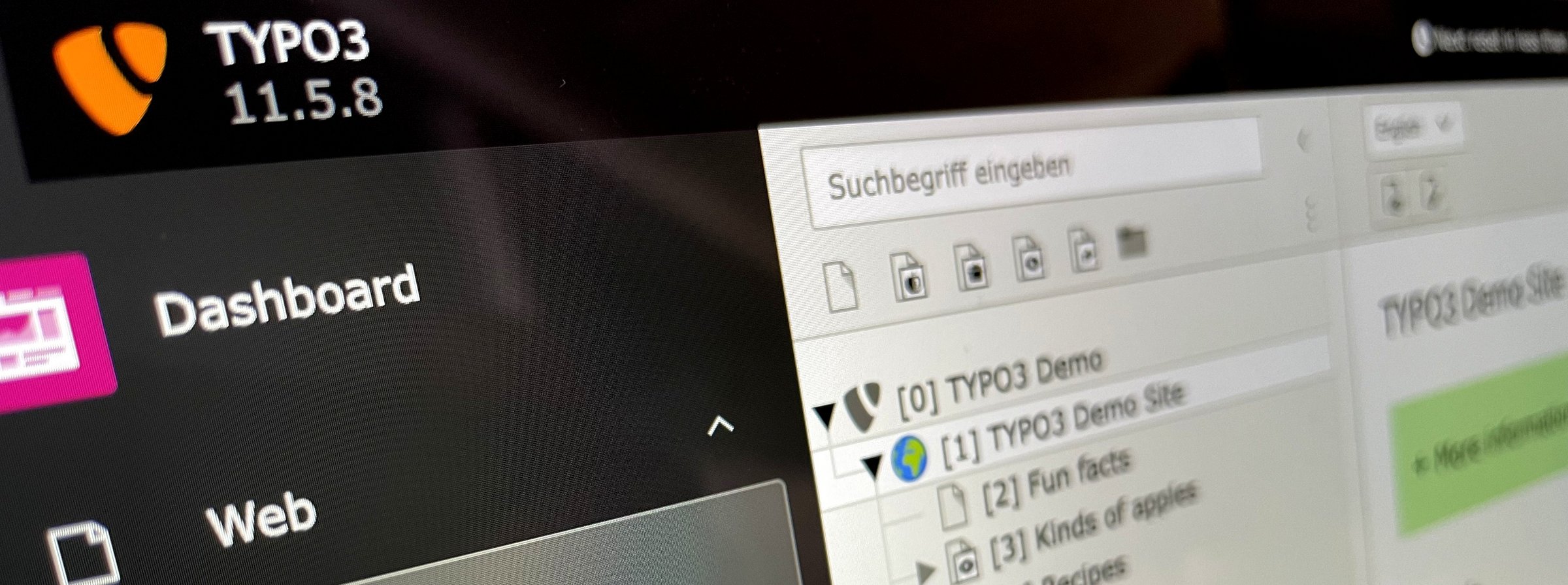 TYPO3 Backend