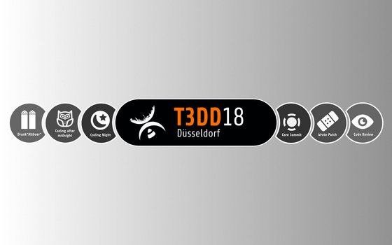 Sticker für die Coding Night der TYPO3 Dev Days 2018