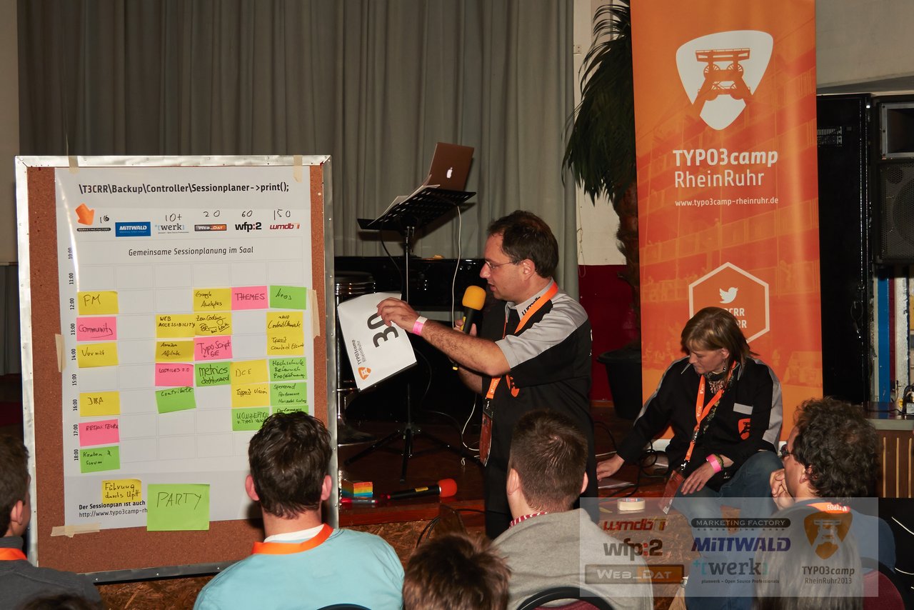 TYPO3camp RheinRuhr 2013 Sessionplanung